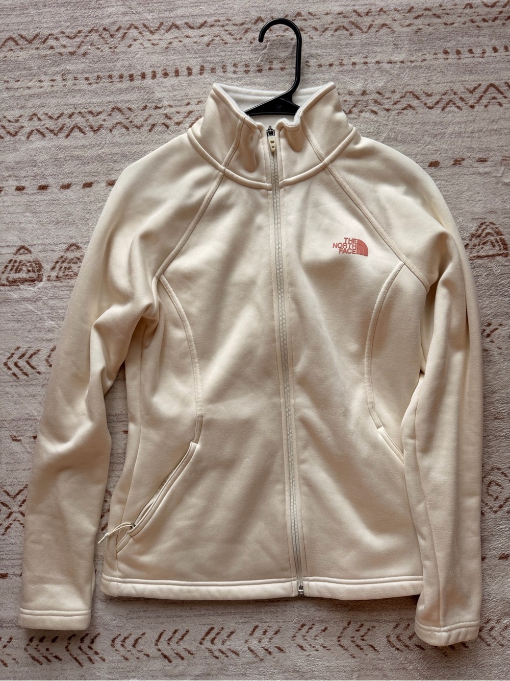 The North Face Women's Cream Full-Zip Teddy Fleece Jacket